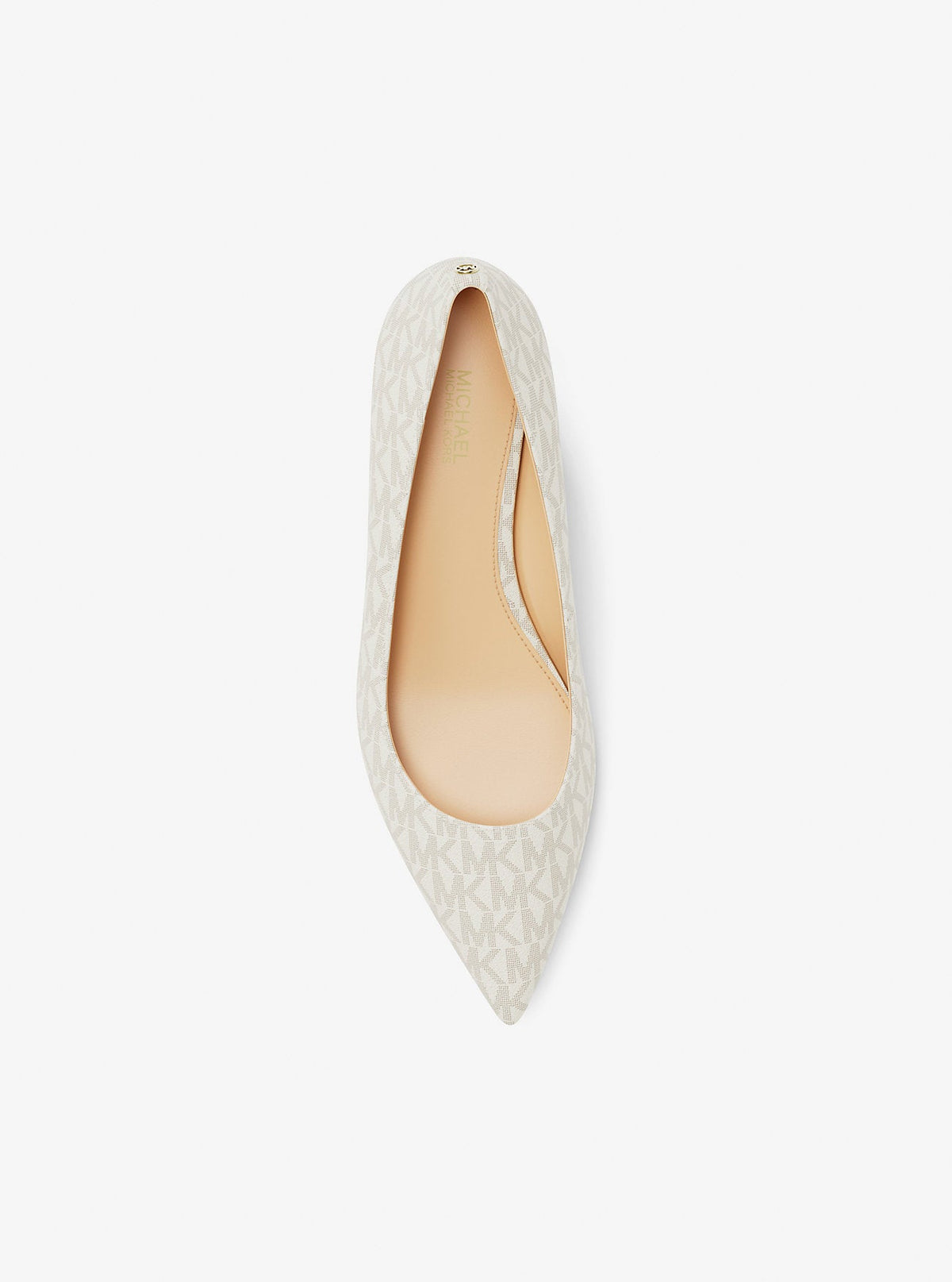 Alina Flex Signature Logo Kitten Heel Pump
