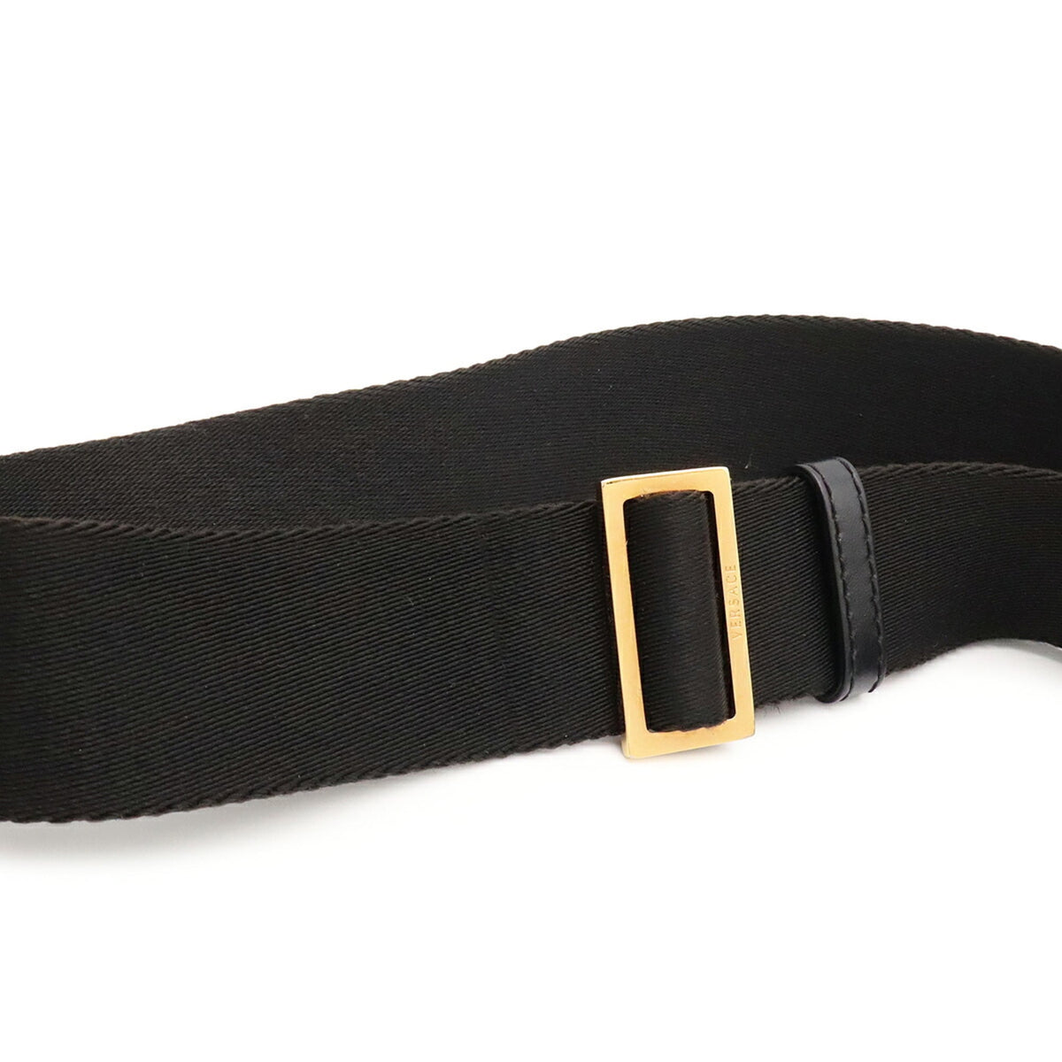 Versace Leather Boston Bag Fanny Pack (Pre-Owned)