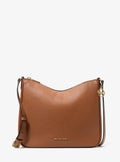 Nayla Medium Pebbled Leather Messenger Bag