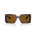 0ve4505u Rectangular Tortoiseshell Sunglasses