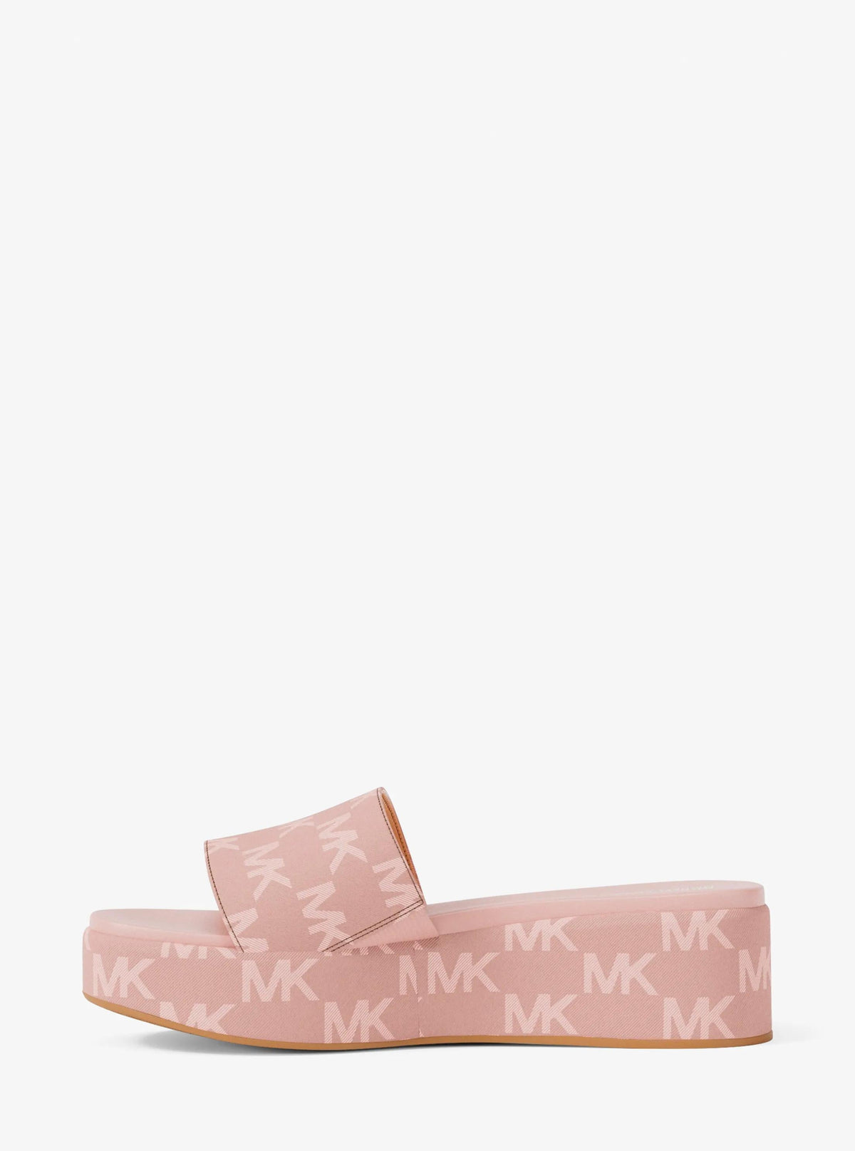 Sadler Logo Jacquard Platform Slide Sandal