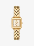 Petite Gwynn Pavé Gold-Tone Watch