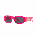 Unisex Medusa Biggie Sunglasses In Fuchsia Fluo