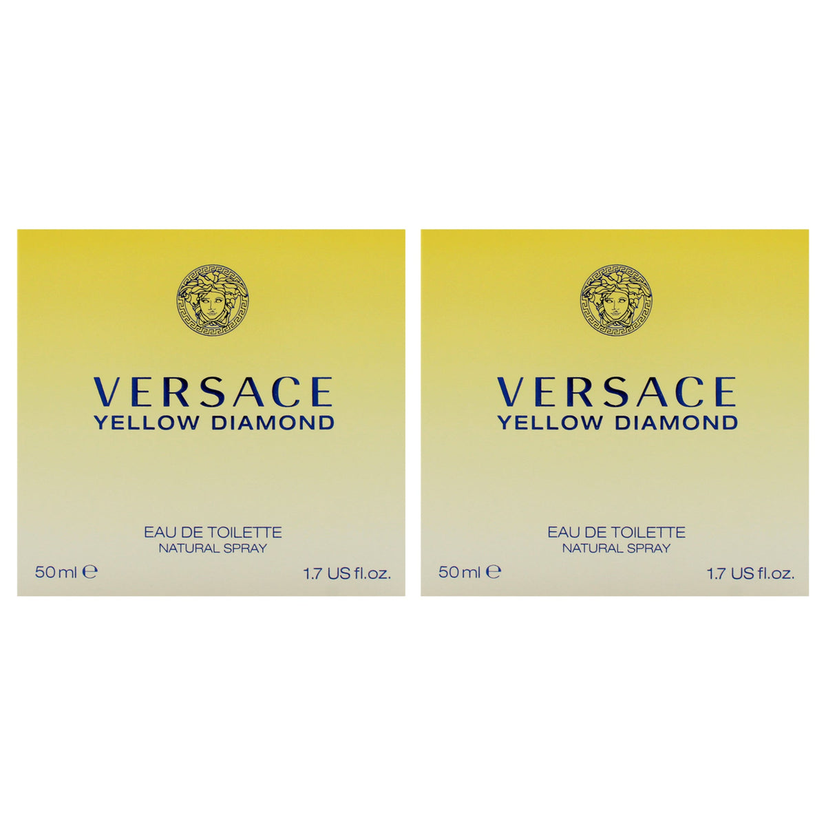 Versace Yellow Diamond by Versace for Women - 1.7 oz EDT Spray - Pack of 2