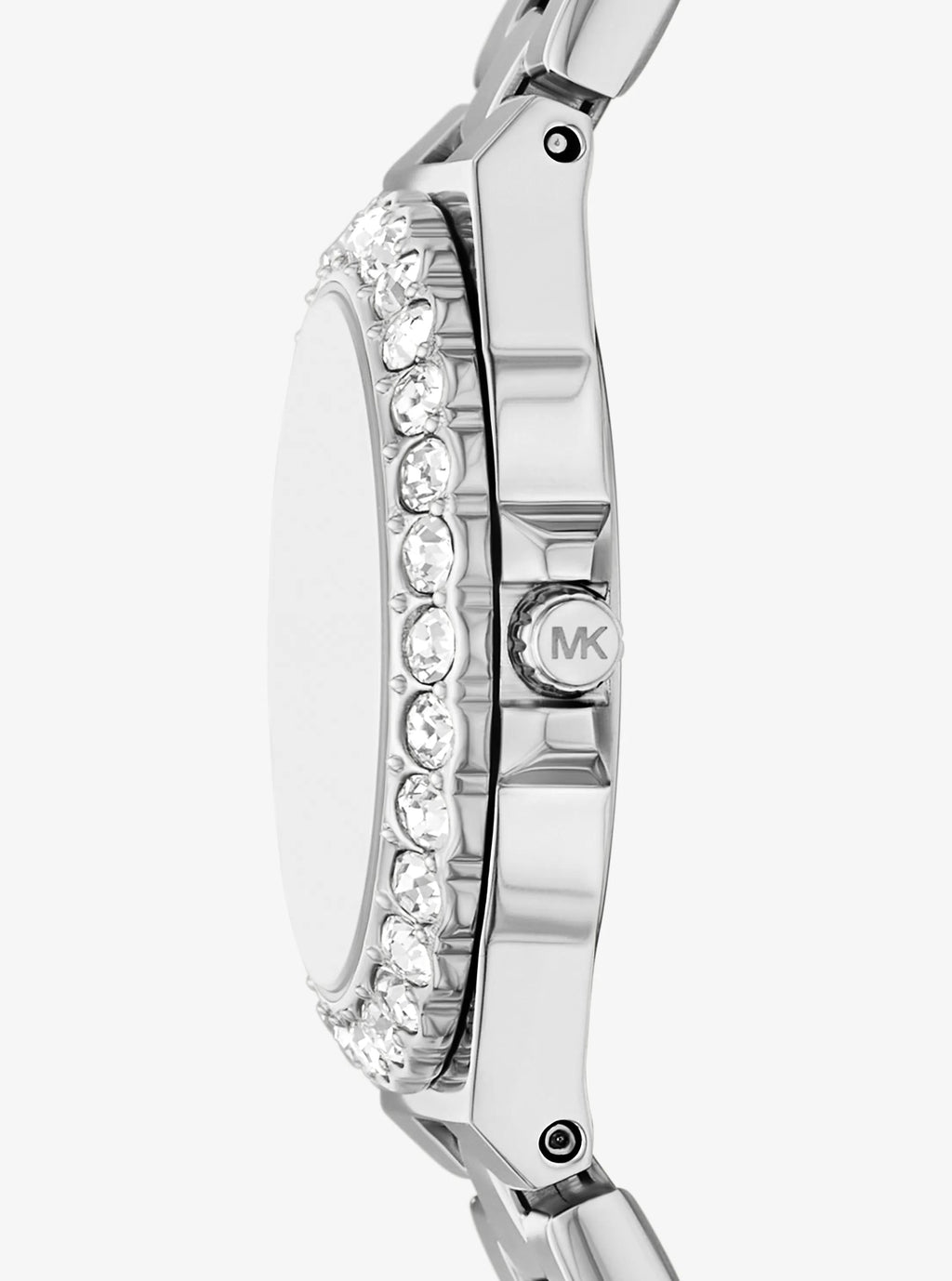 Lennox Mini Pavé Silver-Tone Watch