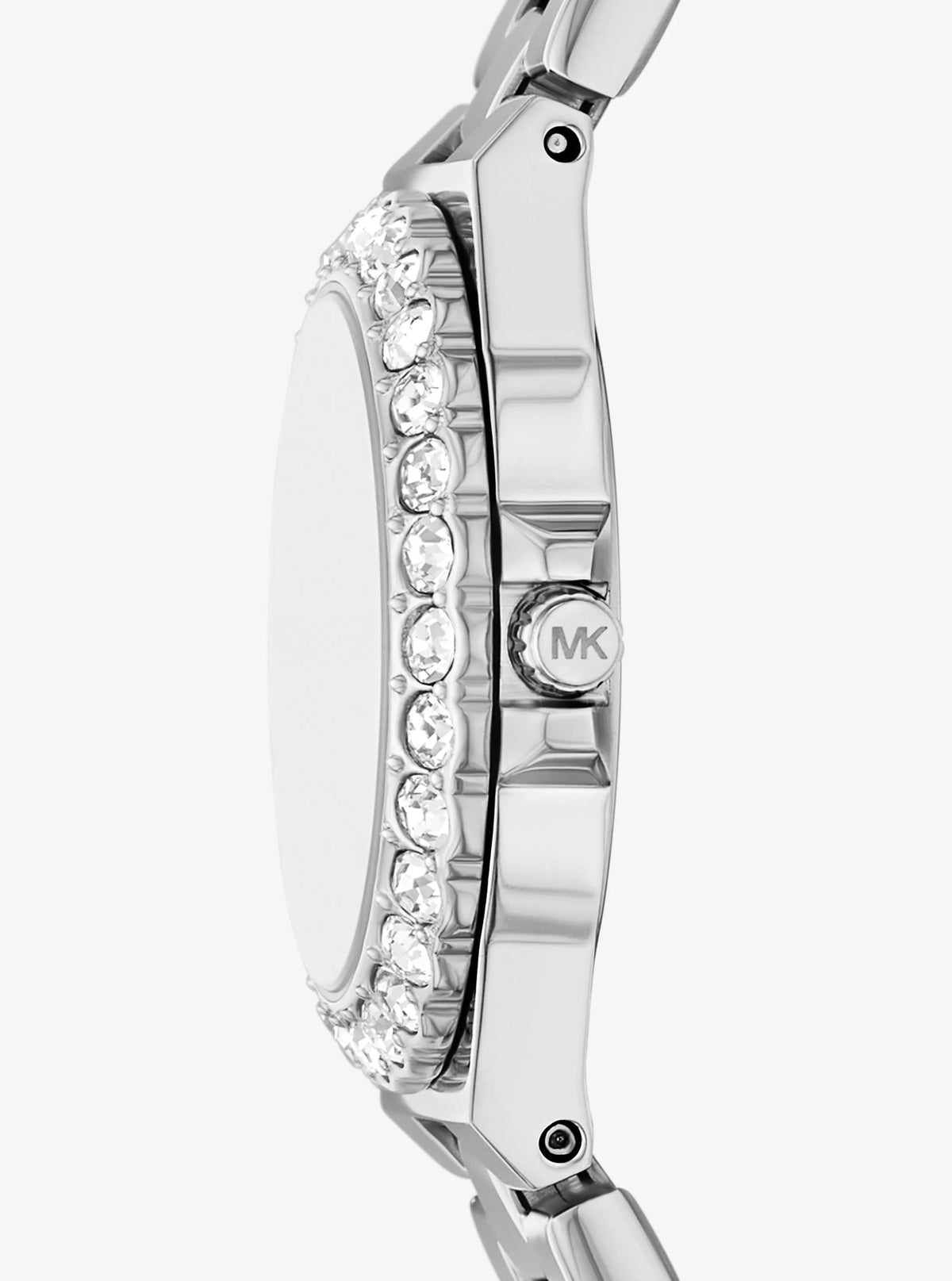 Lennox Mini Pavé Silver-Tone Watch