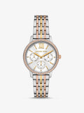 Melissa Pav� Tri-Tone Watch