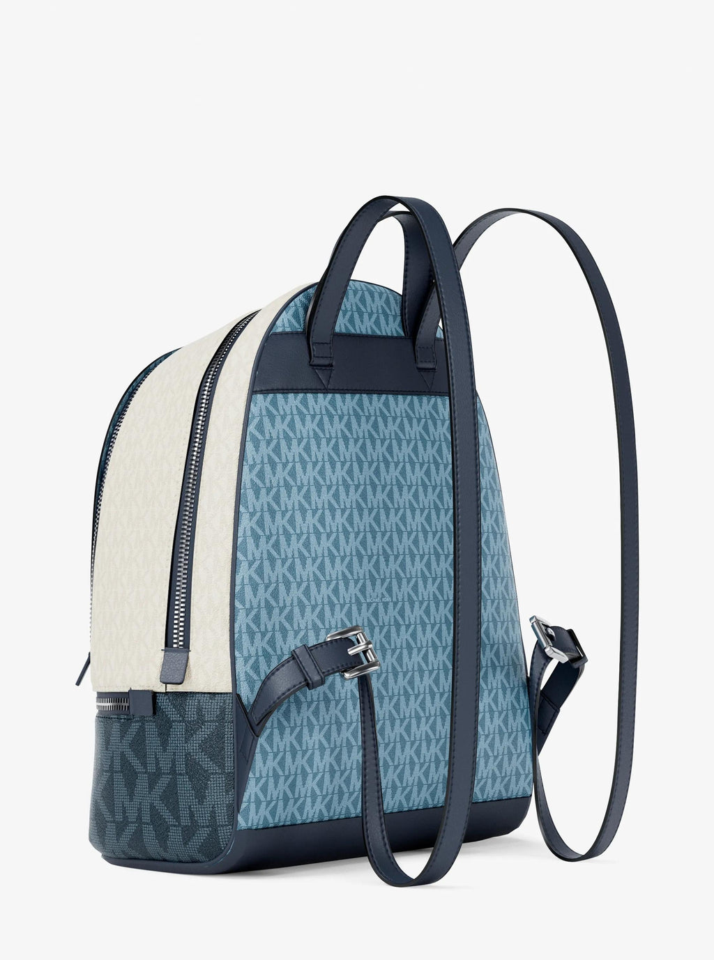 Rhea Medium Color-Block Signature Logo Backpack