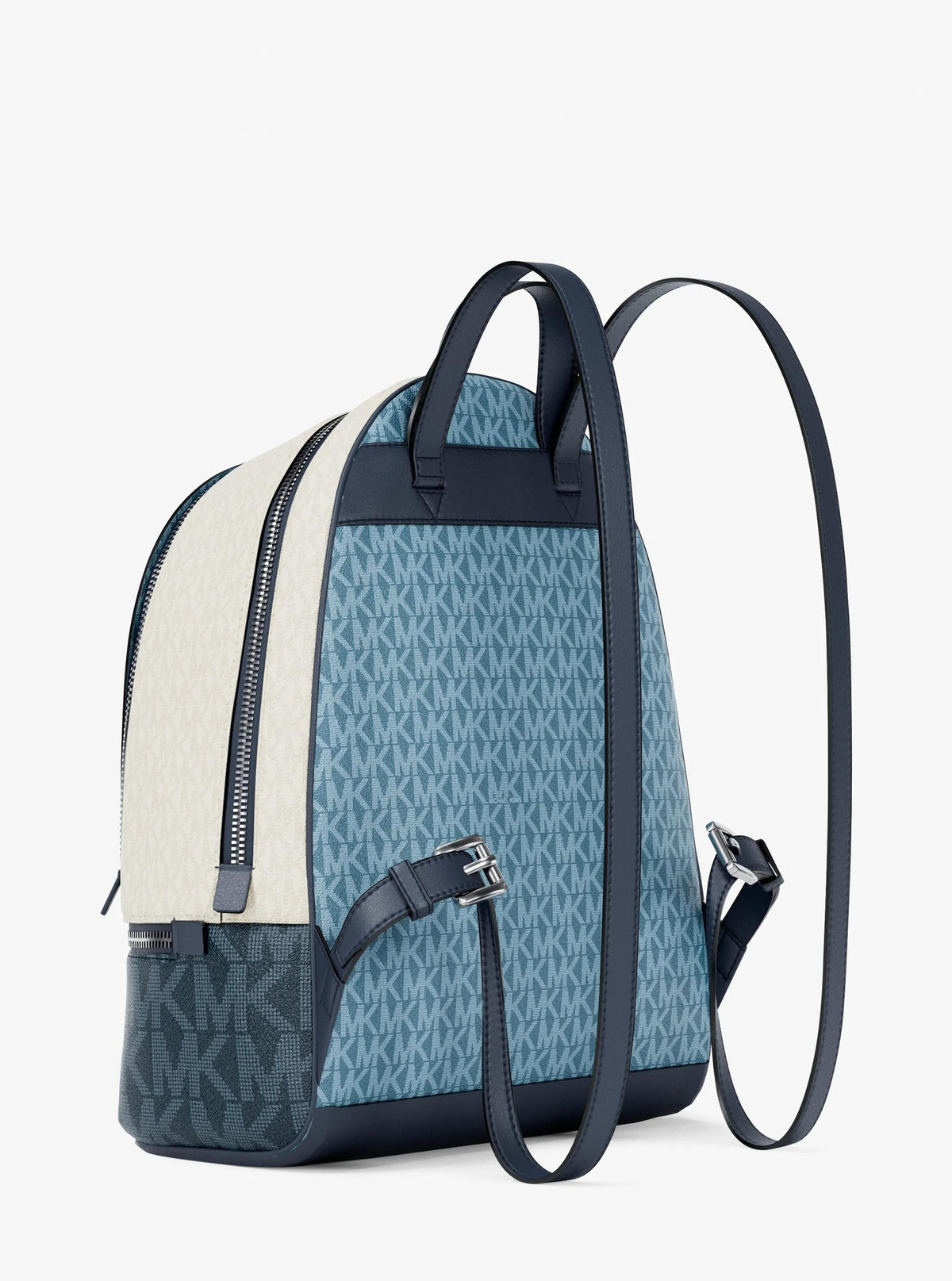 Rhea Medium Color-Block Signature Logo Backpack
