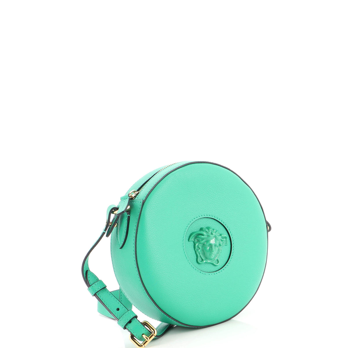 La Medusa Round Camera Bag Leather Small