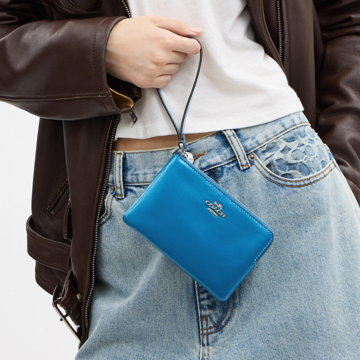 Coach Outlet Corner Zip Wristlet