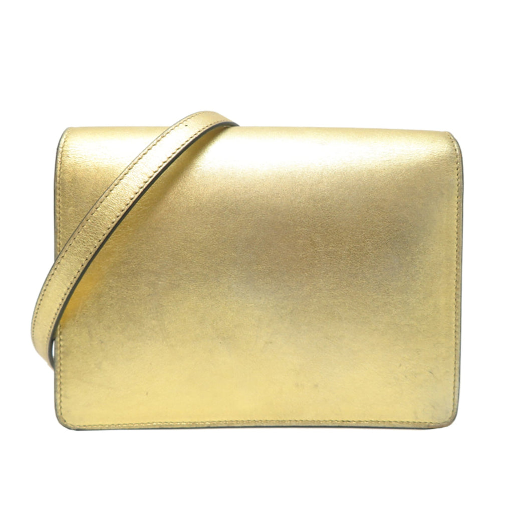 Versace Leather Shoulder Bag (Pre-Owned)