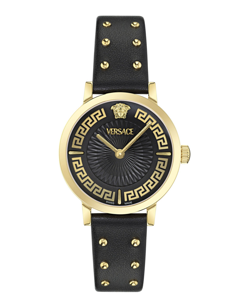 Greca Fortuna Leather Watch