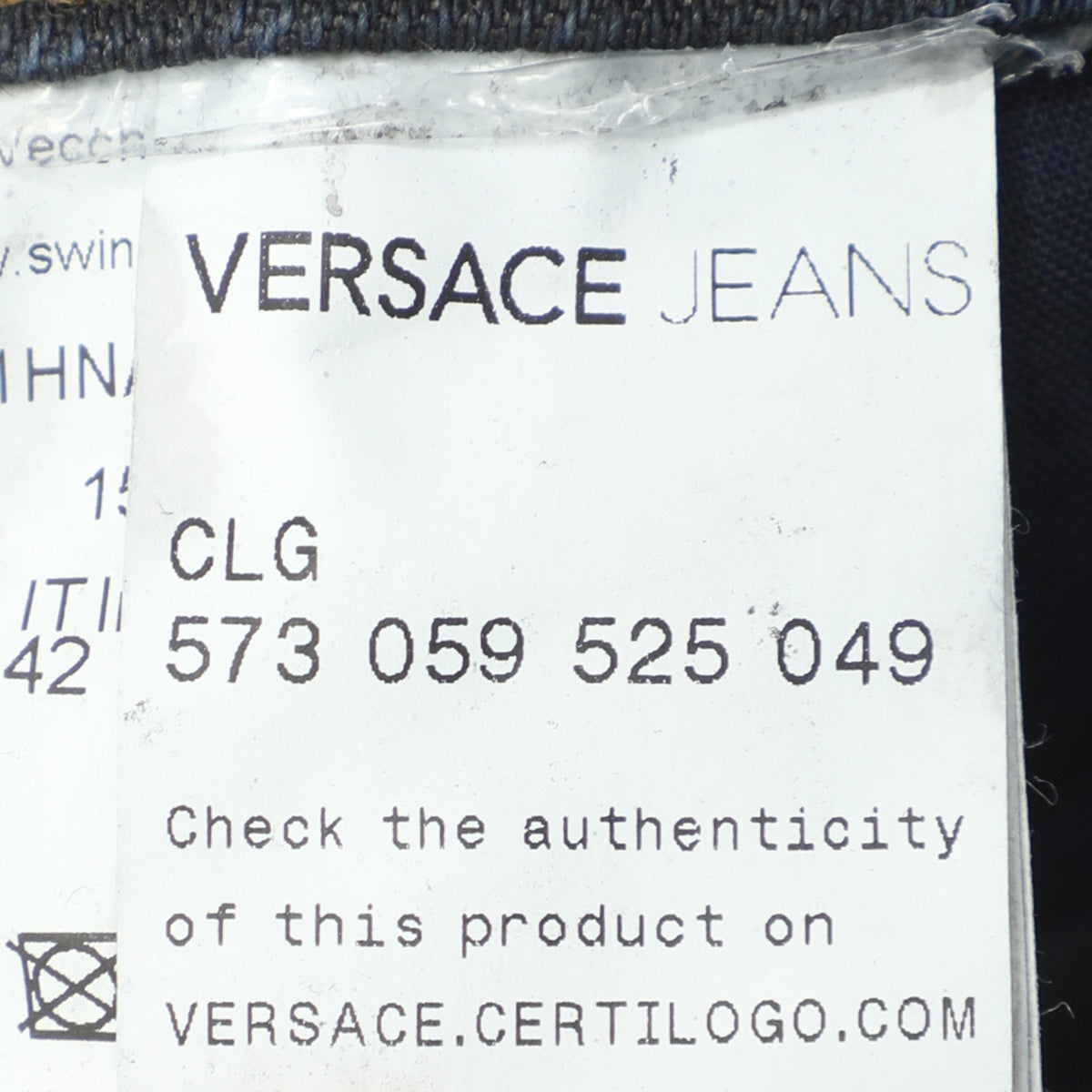 Versace Jeans Blue Denim Jeans