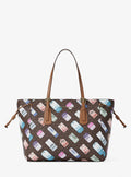 Voyager Large Printed Signature Logo Tote Bag