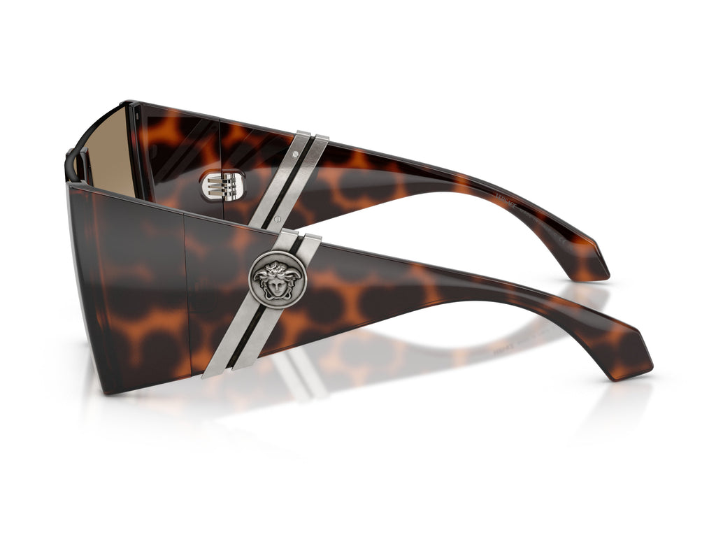 Tortoiseshell 0ve4515 Oversized Shield Sunglasses