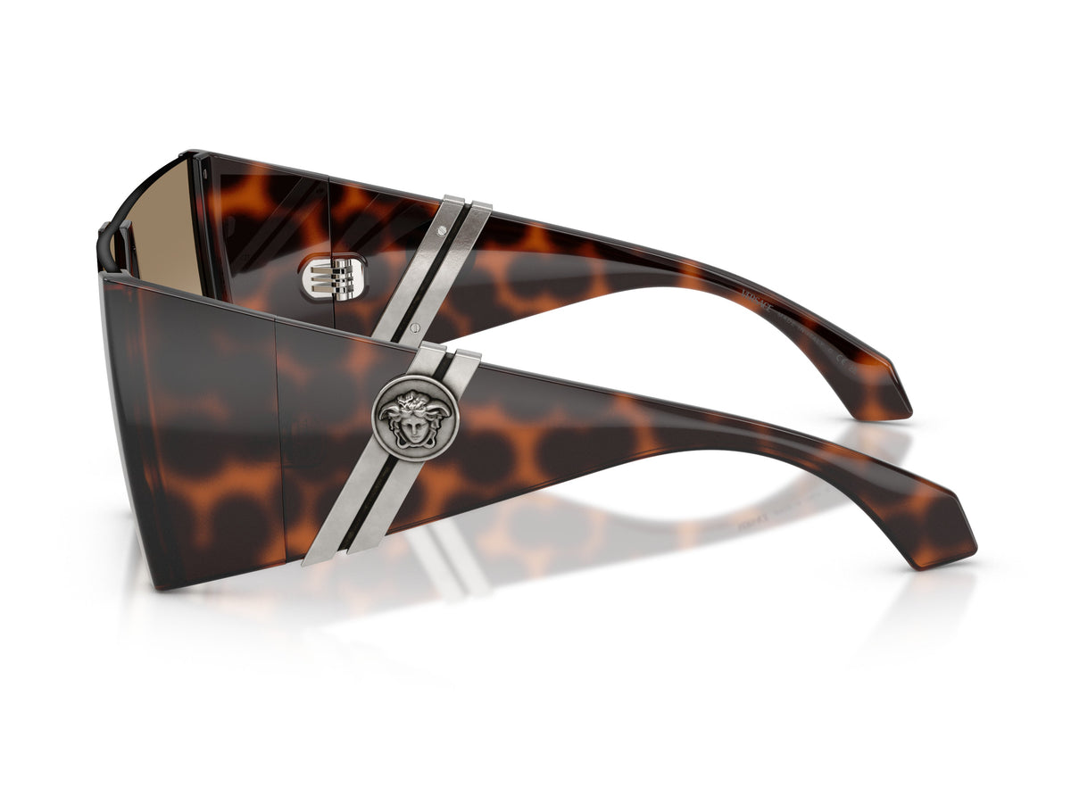 Tortoiseshell 0ve4515 Oversized Shield Sunglasses