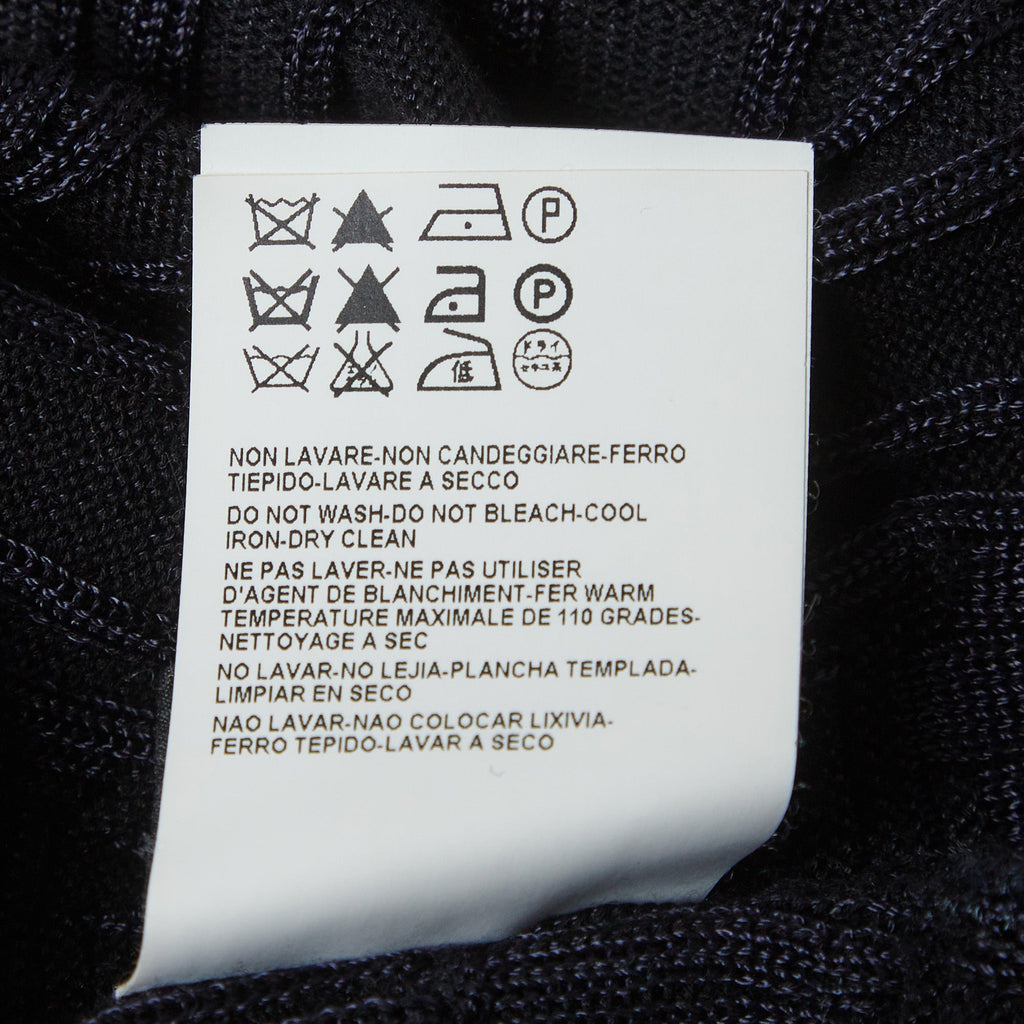 Versace Navy Blue Knit Sweatshirt