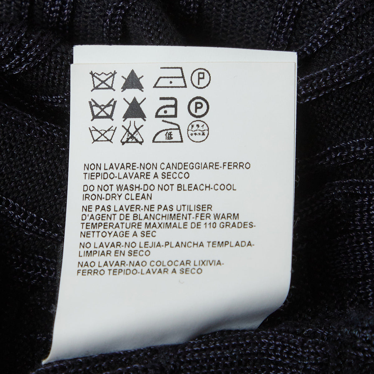 Versace Navy Blue Knit Sweatshirt