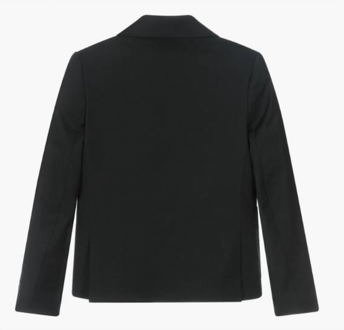 Boys' Wool Heritage Blazer In Black/gold Metal