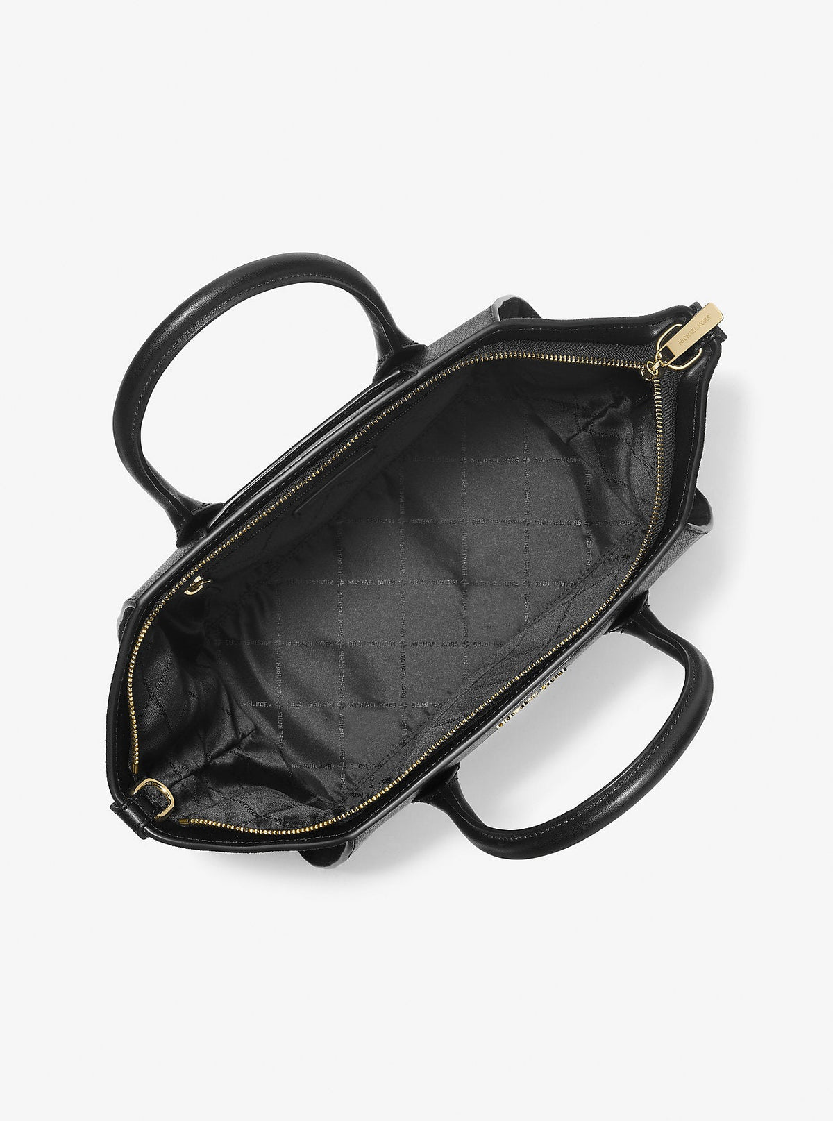 Avril Large Leather and Suede Satchel