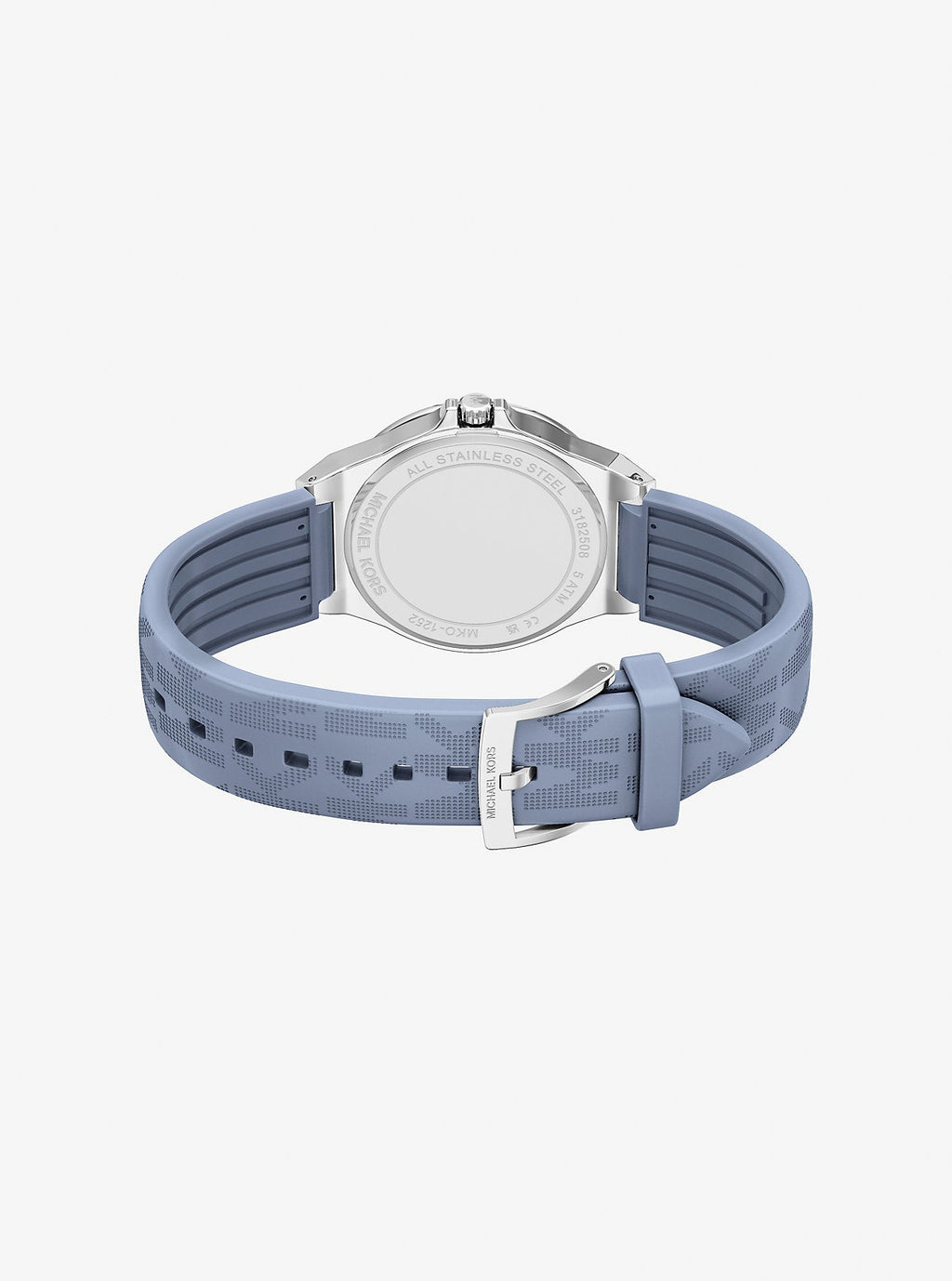 Lennox Pavé Silver-Tone and Logo Strap Watch