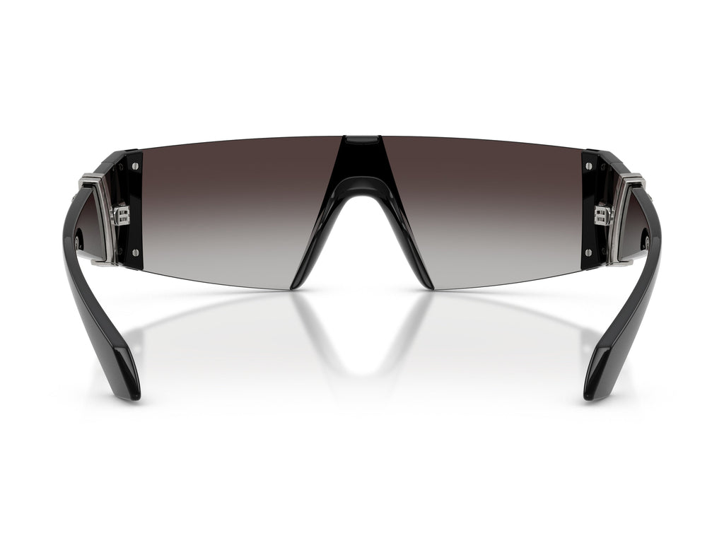 0ve4516 Gradient Metal Oversized Shield Sunglasses