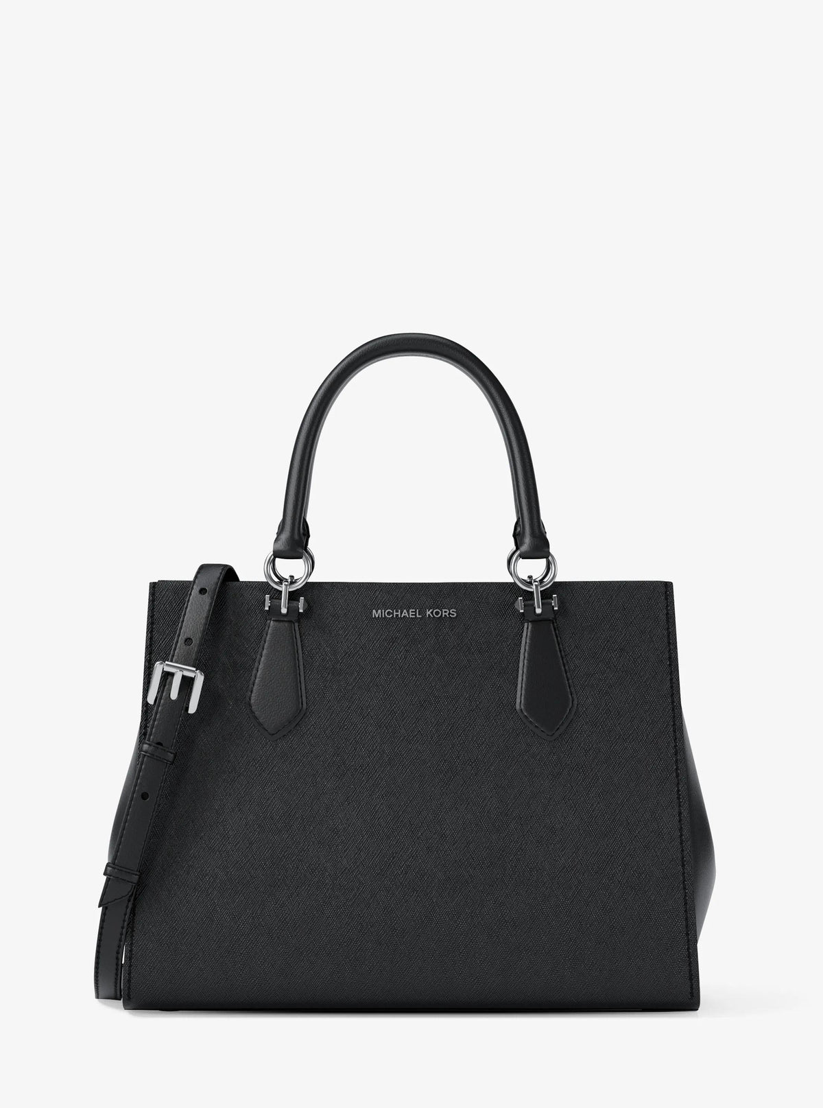 Marilyn Medium Saffiano Leather Satchel