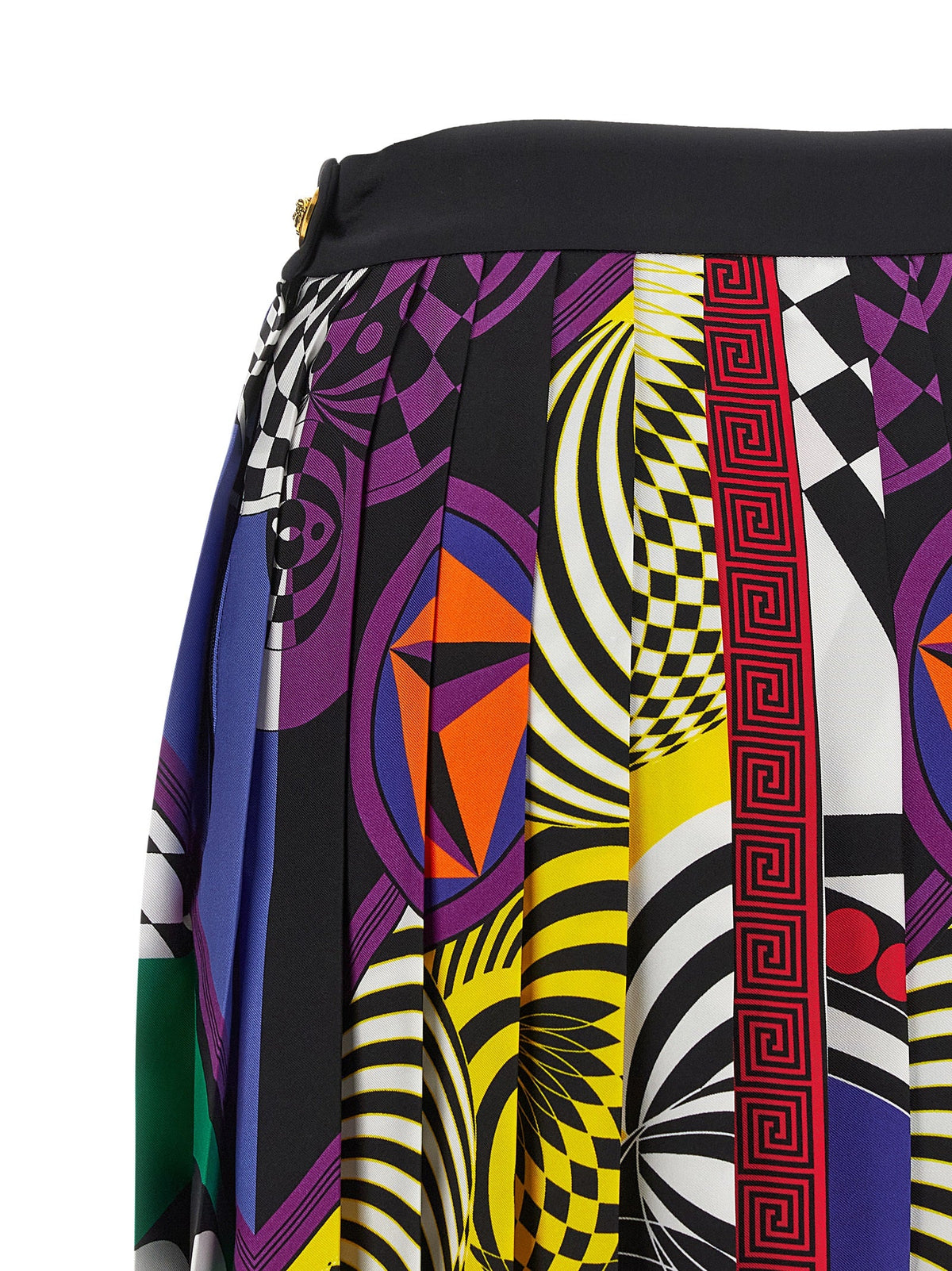 Versace Silk Long Women's Skirt