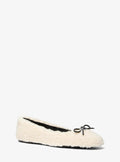 Savannah Faux Shearling Ballet Flat