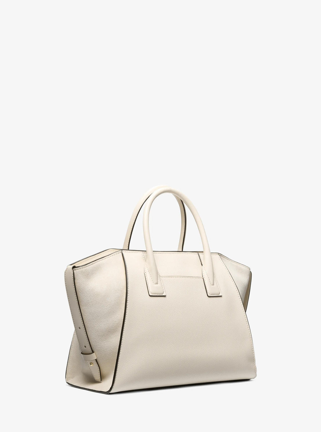 Avril Large Leather and Suede Satchel