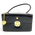 Versace Leather Handbag Vanity Bag (Pre-Owned)