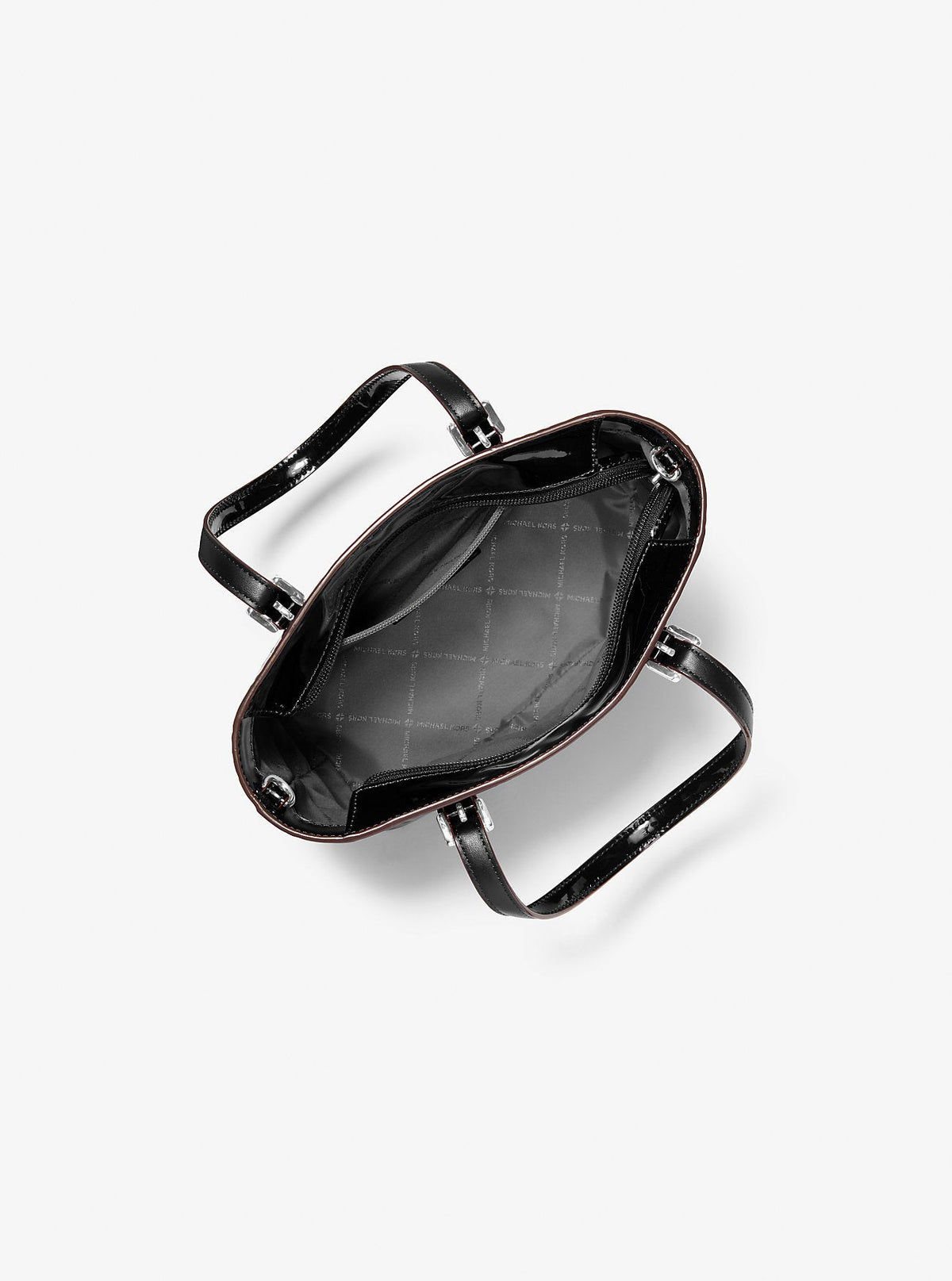 Jet Set Extra-Small Patent Logo Debossed Convertible Tote Bag