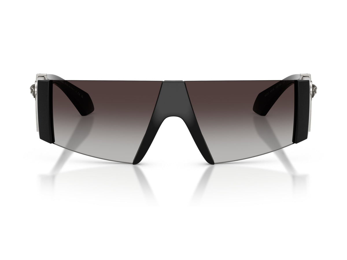 0ve4516 Gradient Metal Oversized Shield Sunglasses