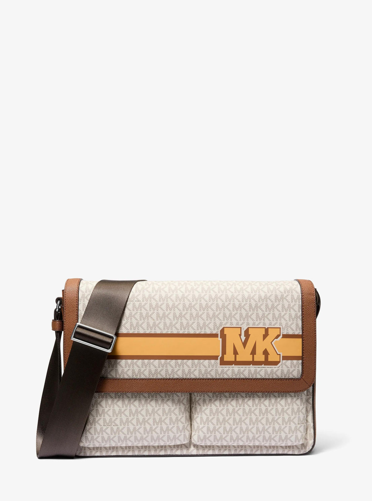 Pacey Embellished Signature Logo Messenger Bag