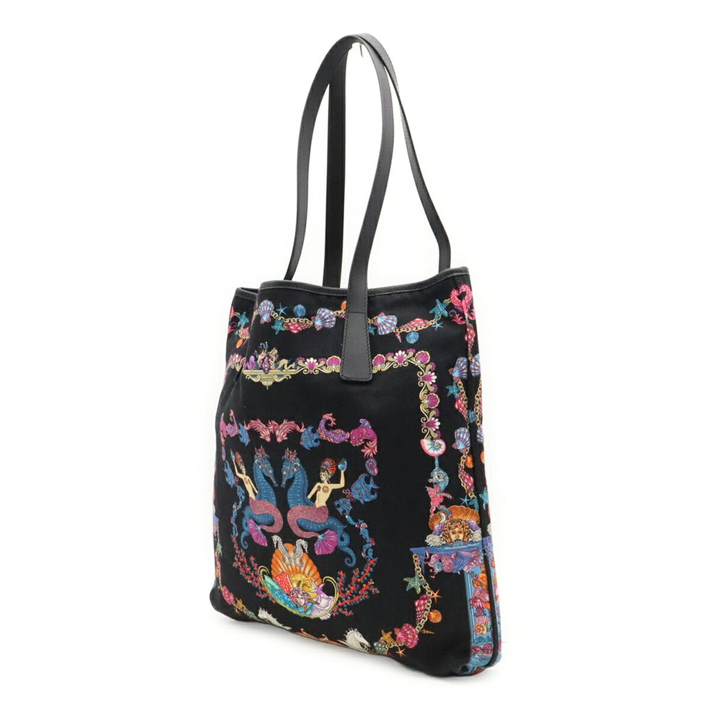 Versace  Canvas Tote Bag (Pre-Owned)