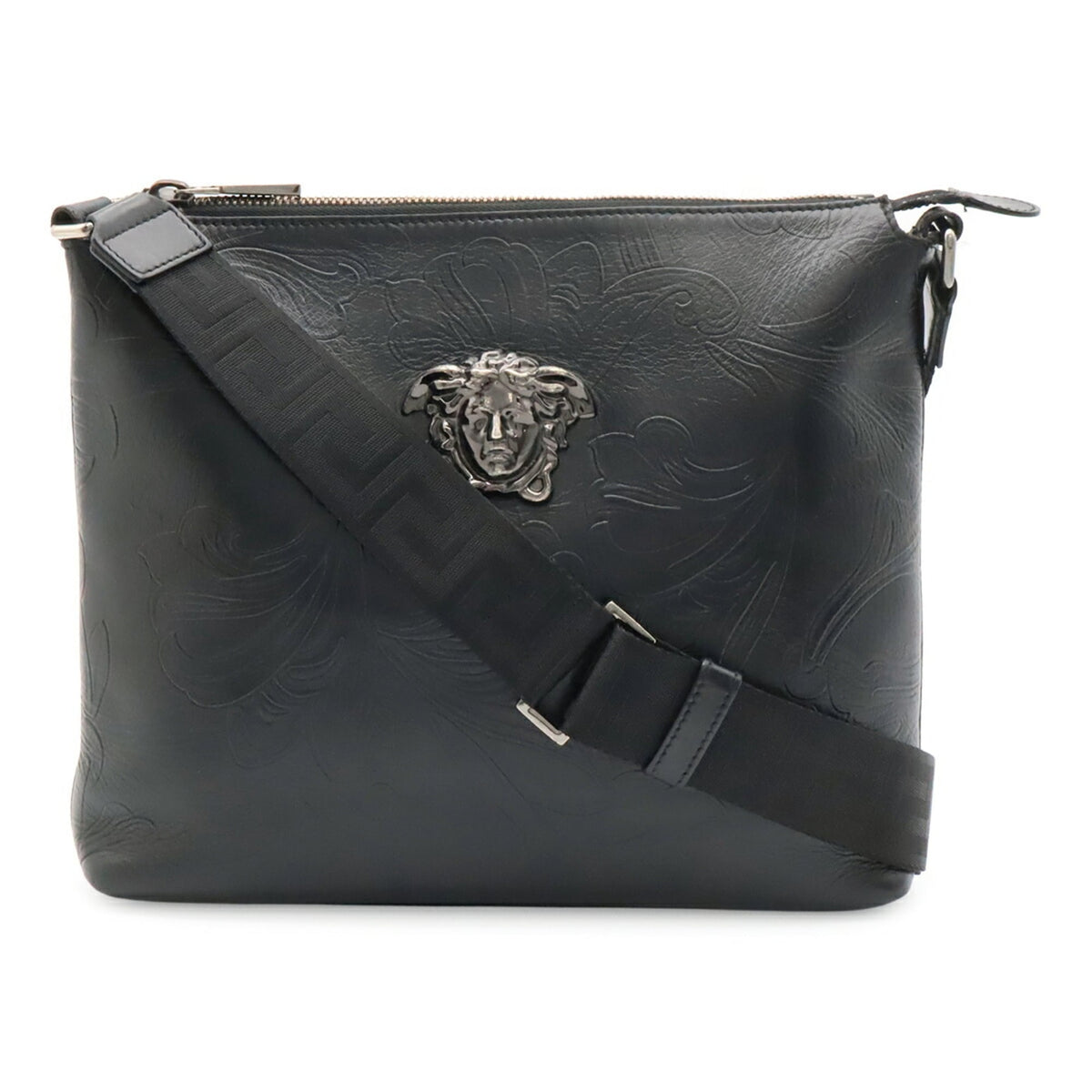 Versace Leather Shoulder Bag (Pre-Owned)