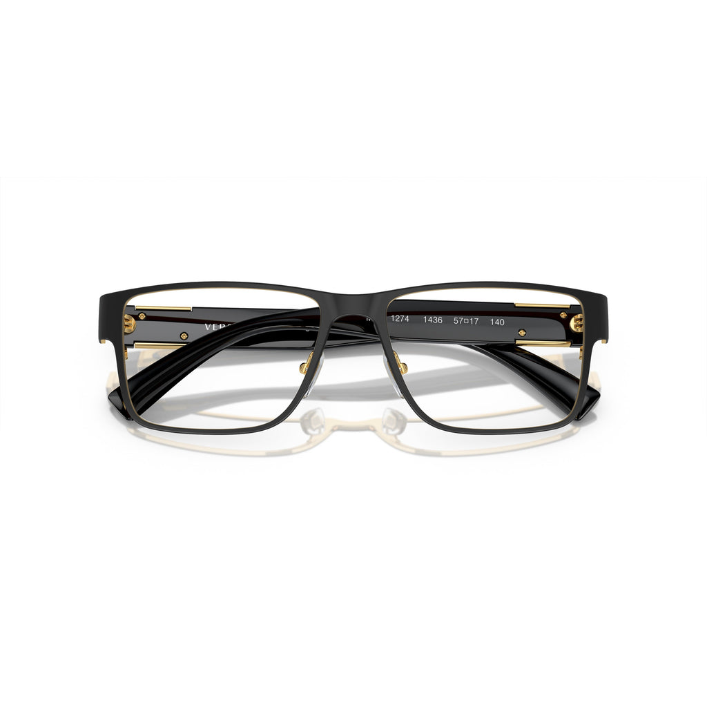0ve1274 Rectangular Black Eyeglasses