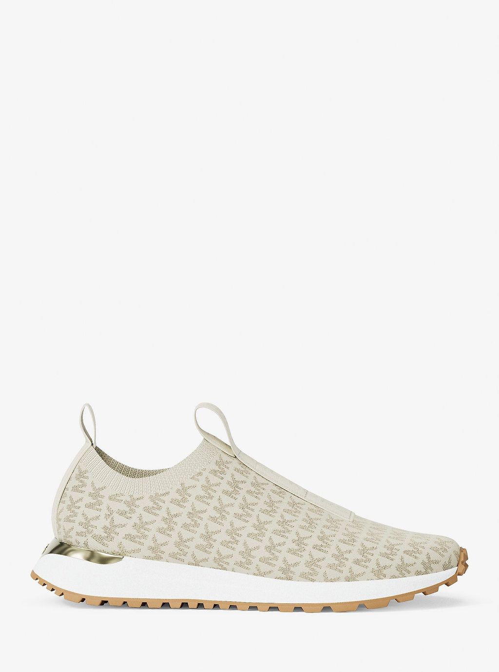 Bodie Metallic Logo Knit Slip-On Sneaker
