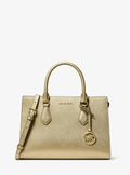 Sheila Medium Metallic Satchel