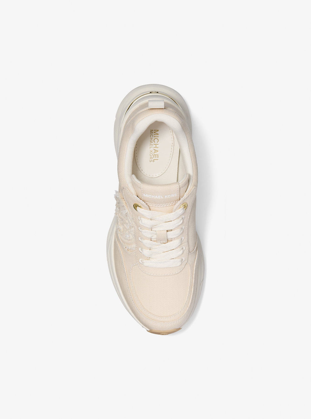Katrina Frayed Denim Trainer