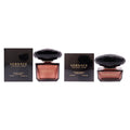 Versace Crystal Noir Kit by Versace for Women - 2 Pc Kit 3oz EDT Spray, 1.7oz EDT Spray