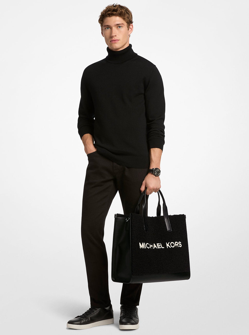 Cooper Medium Sherpa Convertible Tote Bag