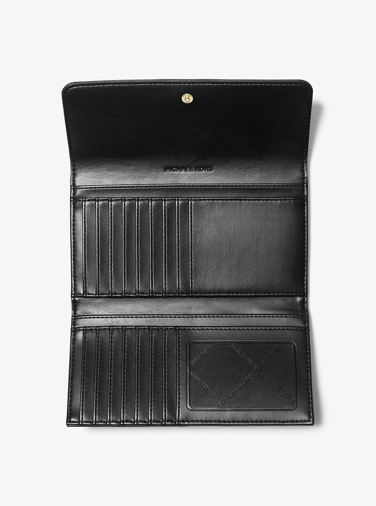 Jet Set Travel Large Quilted Tri-Fold Wallet