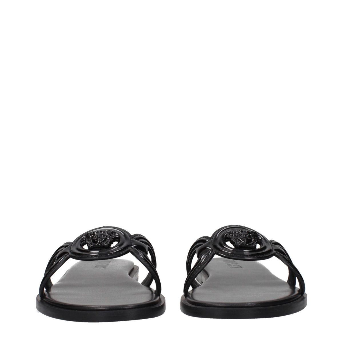 Versace Leather Women's Slippers