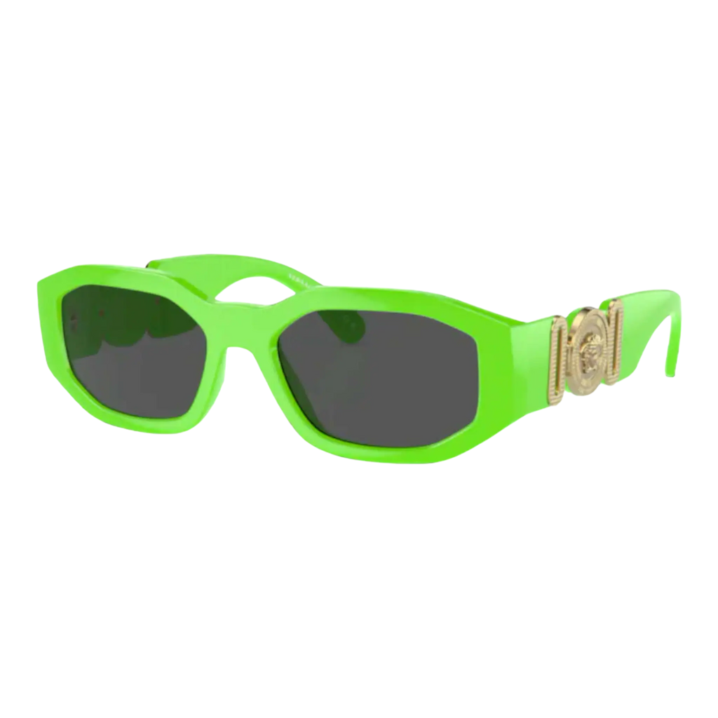 Versace Medusa Biggie Sunglasses in Green Fluo | Men 53mm