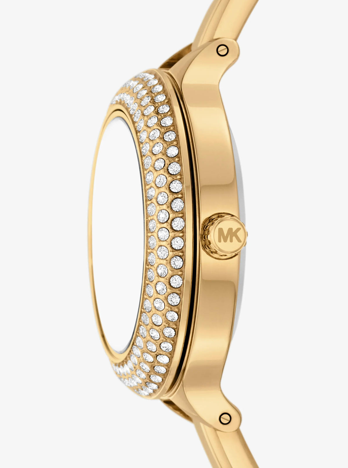 Mini Izzy Pavé Gold-Tone Watch and Interchangeable Bezel Set