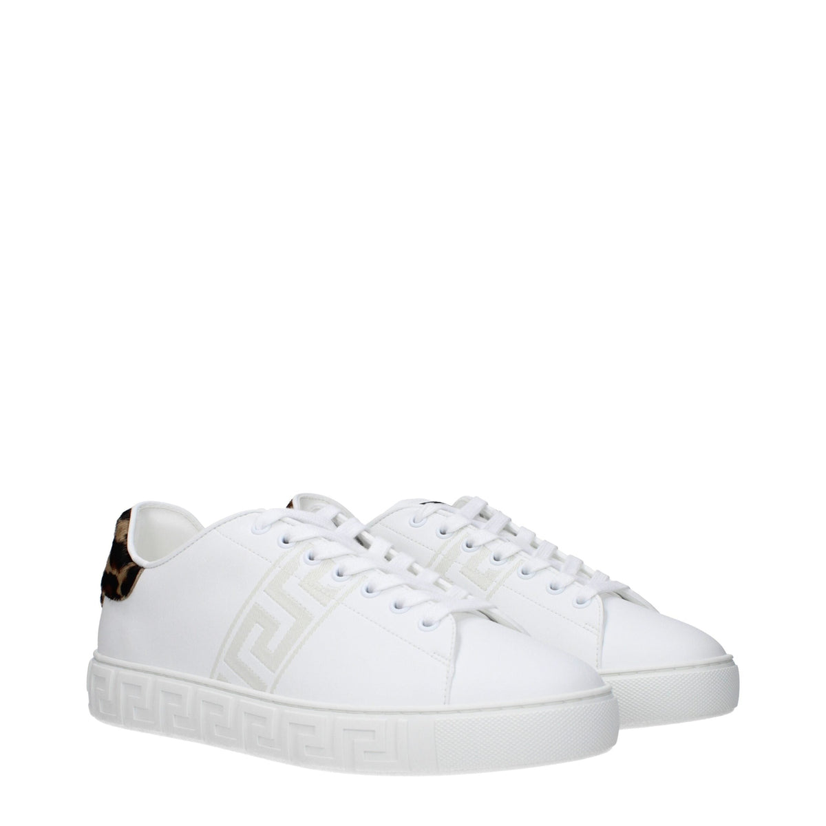 Versace Leather Low Top Men's Sneakers