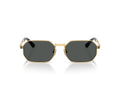 Gold 0ve2297 Metal Geometric Octagonal Sunglasses