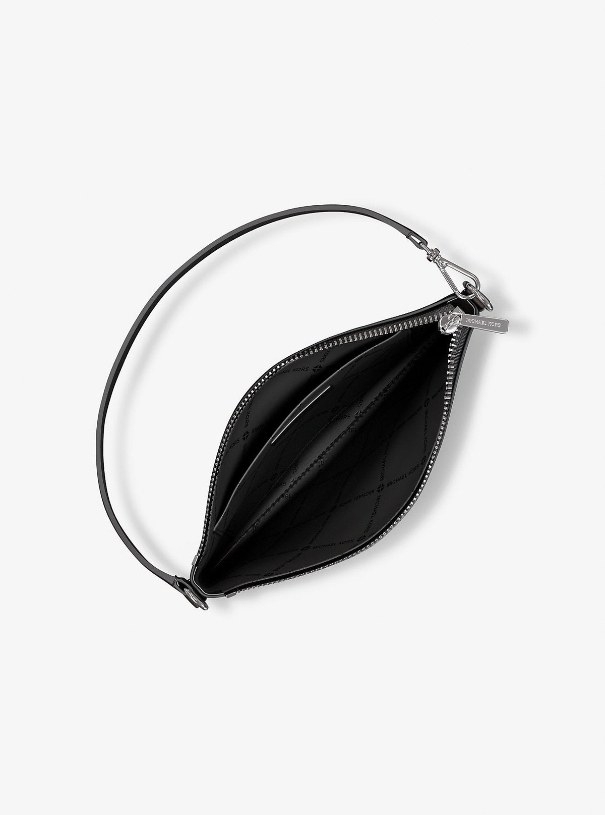 Jet Set Small Pebbled Leather Convertible Wristlet